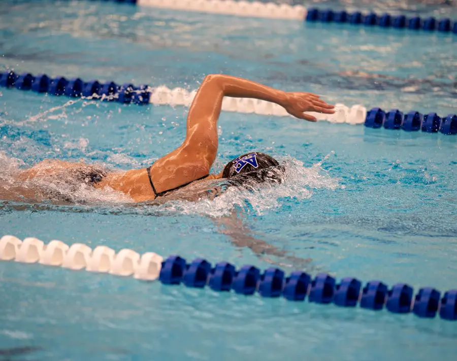 athlete swimming