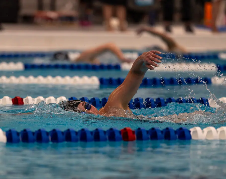 athlete swimming