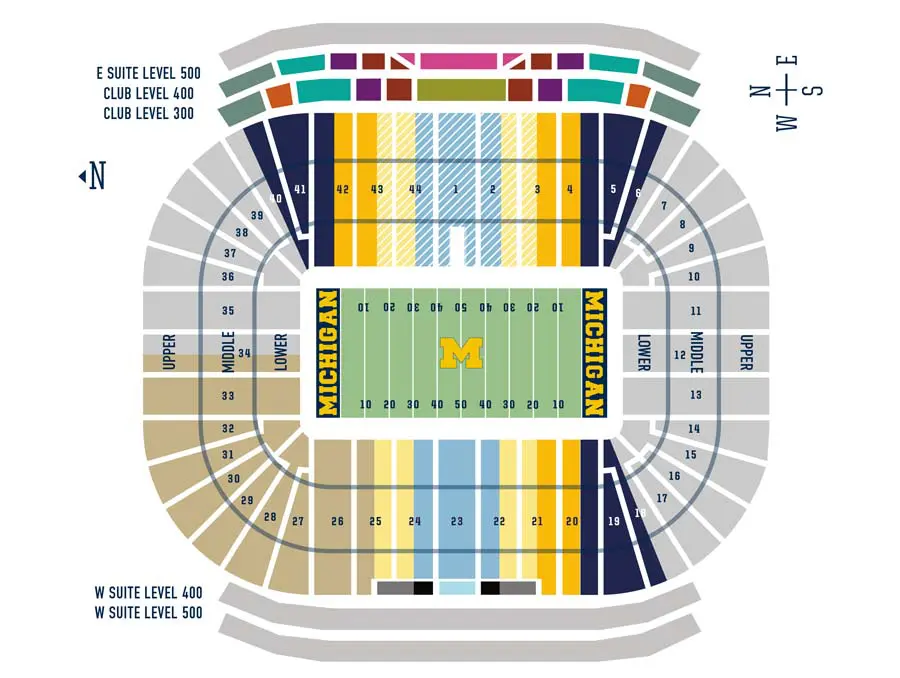 football seating map