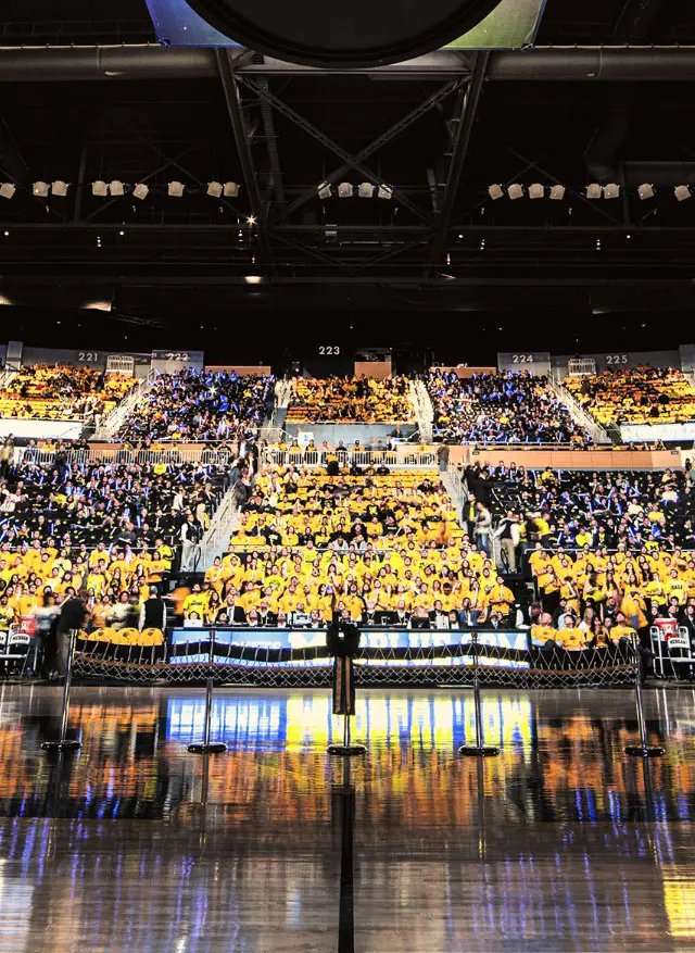 basketball arena