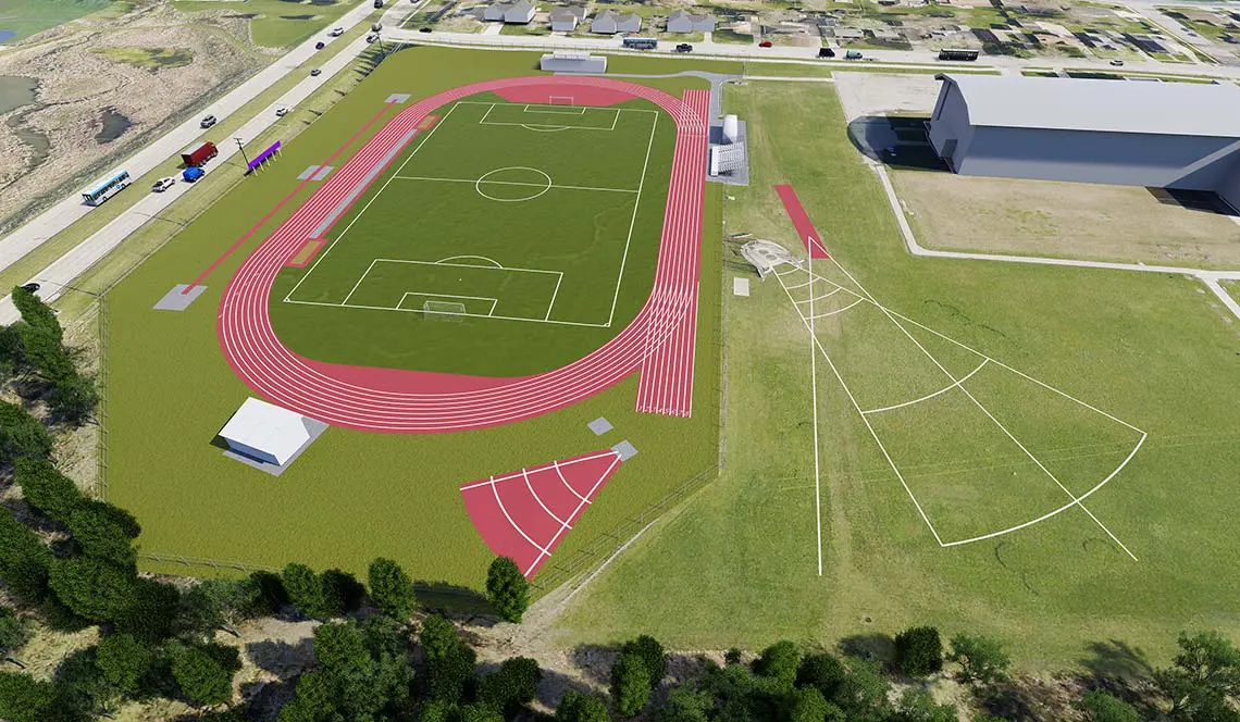 Outdoor Track Replacement - Rendering 2